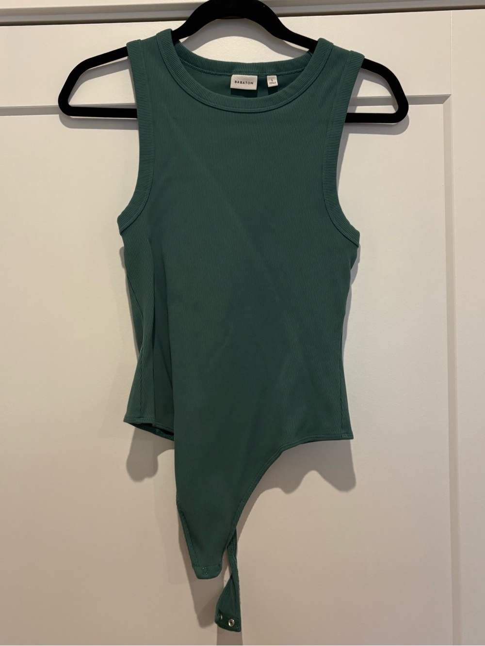 Babaton Emerald Green Sleeveless Bodysuit